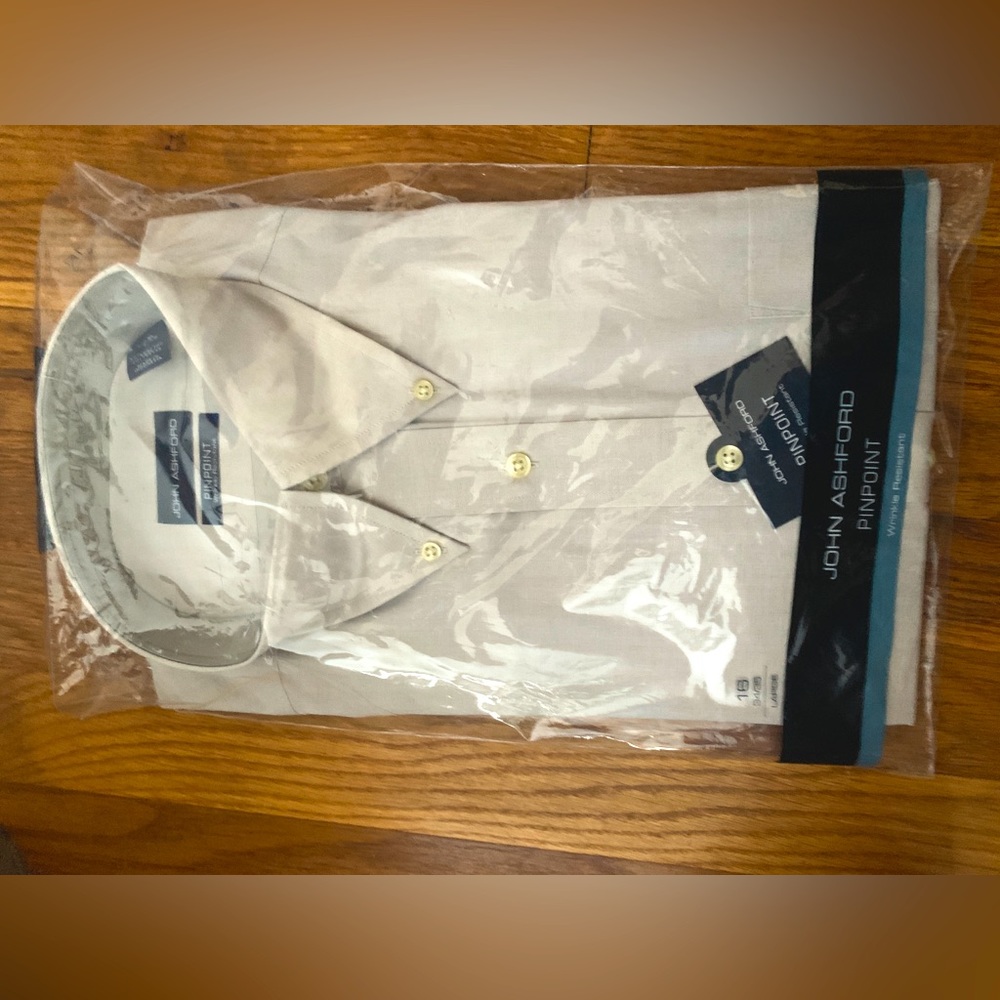 John Ashford,brand new mens dress shirt